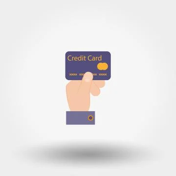 Credit card payment. Icon. Vector Stock Illustration