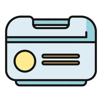 Credit card payment method icon flat design Stock Illustration