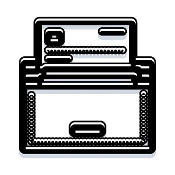 Credit card payment processing financial transaction icon Stock Illustration