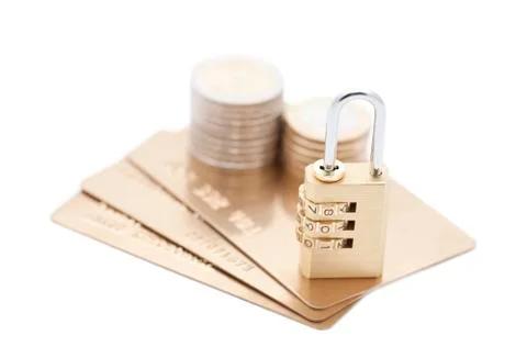 Credit card payment security Foto stock