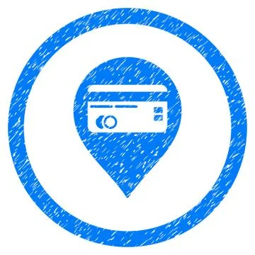 Credit Card Pointer Rounded Grainy Icon イラスト素材