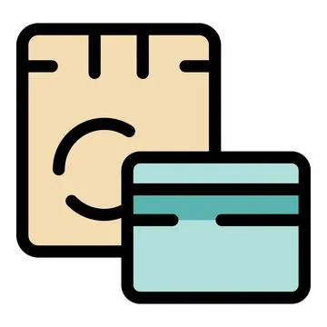 Credit card processing with nfc technology secure payment system Illustrazione stock