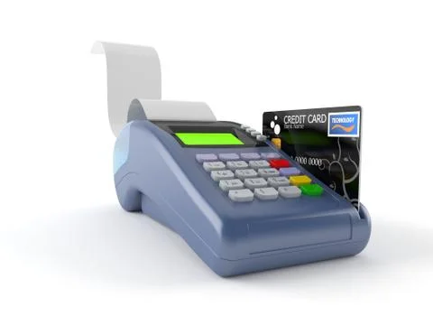 Credit card reader Stock Illustration