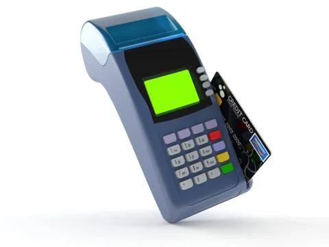 Credit card reader Stock Illustration