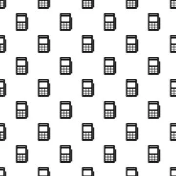 Credit card reader pattern seamless Stock Illustration