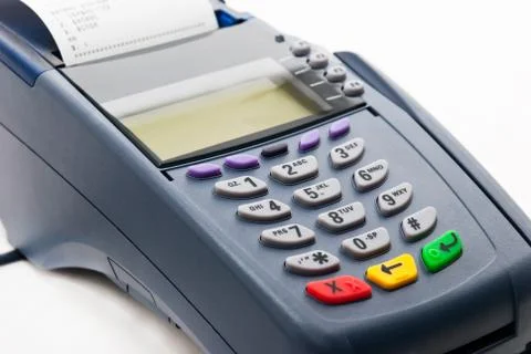 Credit card reader Stock Photos