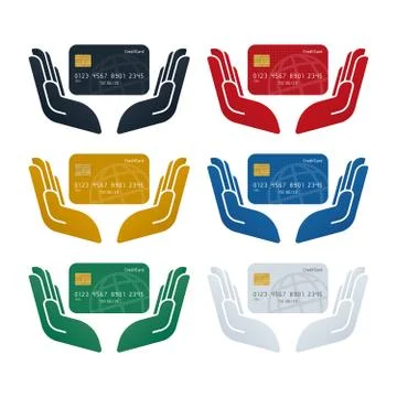 Credit card security concept Stock Illustration