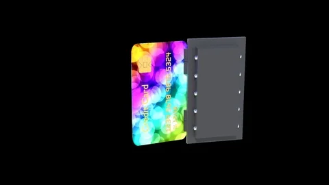 Credit Card Security Door Stock Footage 74722200