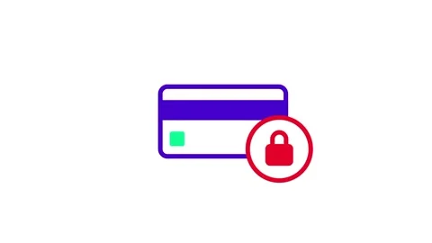 Credit Card Security Stock Footage 334343090