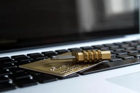 Credit card security. Stock Photos