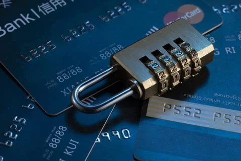 The Credit card security Stock Photos