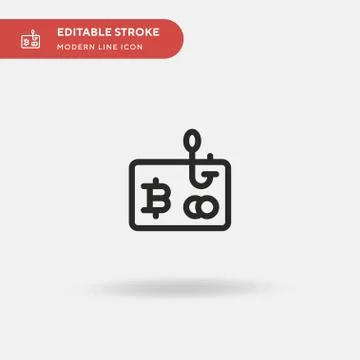 Credit Card Simple vector icon. Illustration symbol design template for web m Stock Illustration