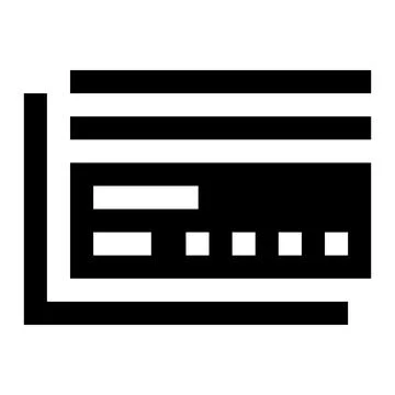 Credit Card Vector Icon Design Illustration Stock Illustration