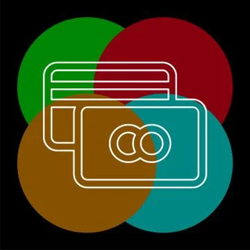 Credit Card vector icon Stock Illustration