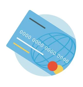 Credit Card Vector Illustration Stock Illustration