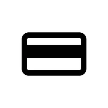 Credit card vector web icon Stock-Illustration