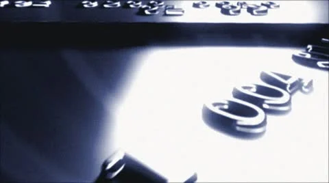 Credit Cards Stock Footage 8960394