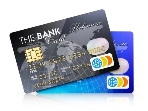 Credit cards Illustrazione stock