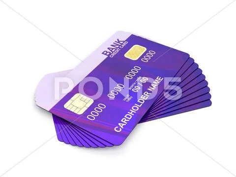 Credit cards Stock Illustration