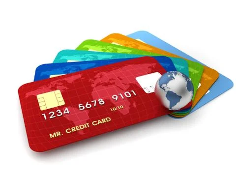 Credit cards Illustrazione stock