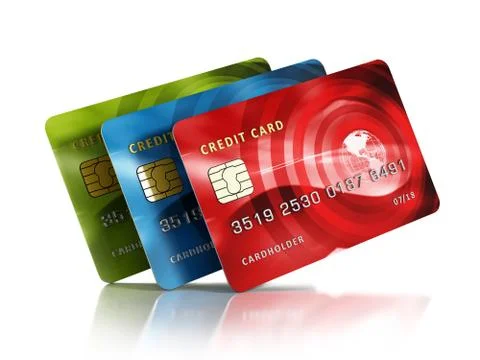 Credit cards Stock Illustration