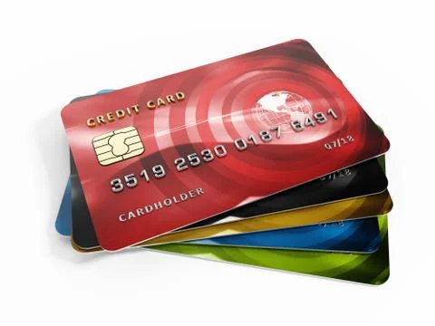 Credit cards Stock Illustration
