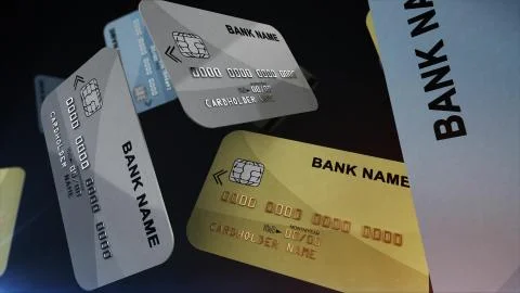 Credit cards Stock Illustration