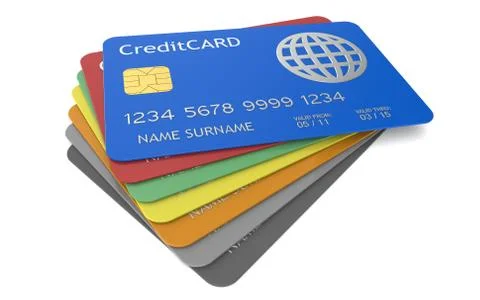 Credit Cards Stock Illustration