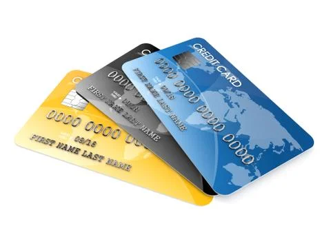 Credit cards Stock Illustration