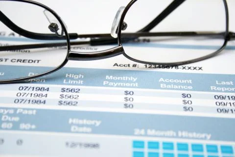 Credit form Stock Photos