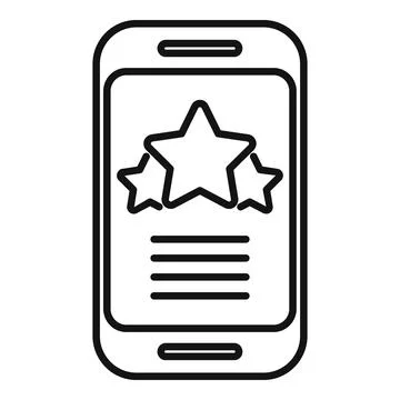 Credit loyalty mobile program icon outline vector. Online code Illustration