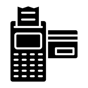 Credit machine Vector Icon Design Illustration Stock Illustration