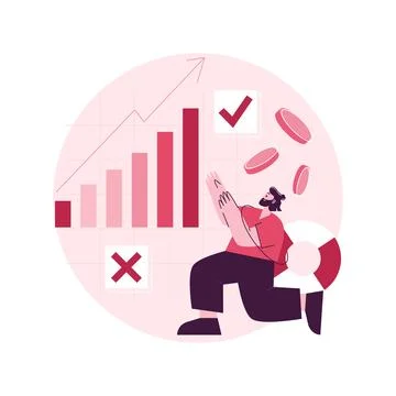Credit rating abstract concept vector illustration. Stock Illustration