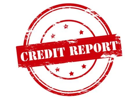 Credit report Illustrazione stock