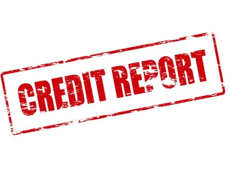 Credit report Stock Illustration