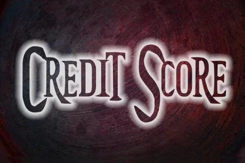 Credit score concept 库存插图