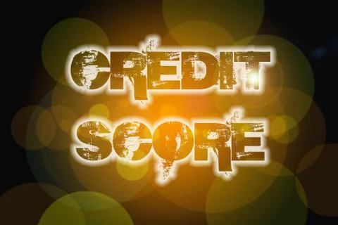 Credit score concept 库存插图