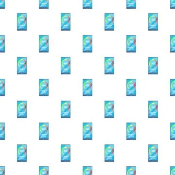 Credit score mobile application seamless pattern background Illustrazione stock