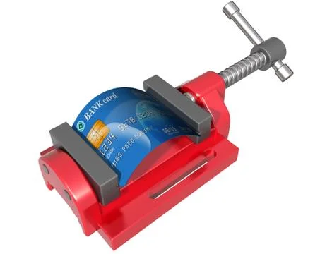 Credit squeeze Stock Illustration