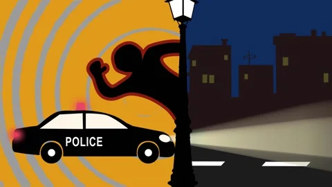 Credits Police noir saul bass Stock After Effects