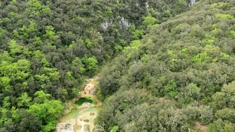 Creek almost dry in summer. Stock Footage 135073737