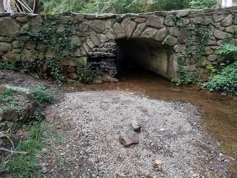 Creek with arch Stock Photos