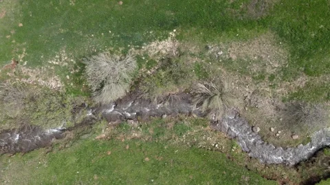Creek drone shot Stock Footage 274549339