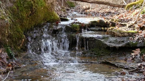 Creek falls Stock Footage 48653813