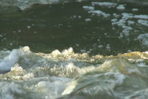 Creek Falls Splash - NTSC Stock Footage 4886208