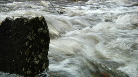 Creek Flow MED Time Lapse Stock Footage