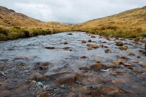 Creek in the Highlands Stock Photos