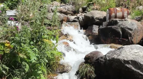 Creek in the mountains Stock-Footage 41465367