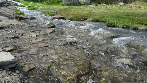 Creek runs. Stock Footage 153795900