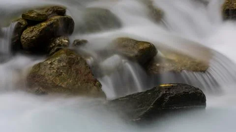 Creek with Several Rocks Stock Photos